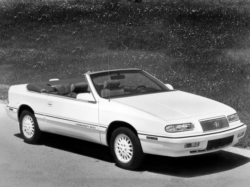 Chrysler Le Baron 3 поколение, рестайлинг, открытый кузов (02.1992 - 01.1995)